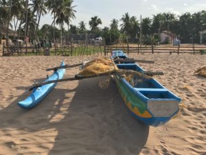 Sri Lanka Nilaveli, pirogue de pêche